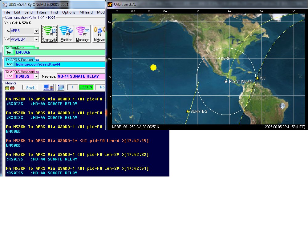 June 5th NO-44 SONATE-2 ISS